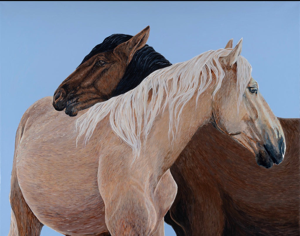 Original Acrylic Horse Painting