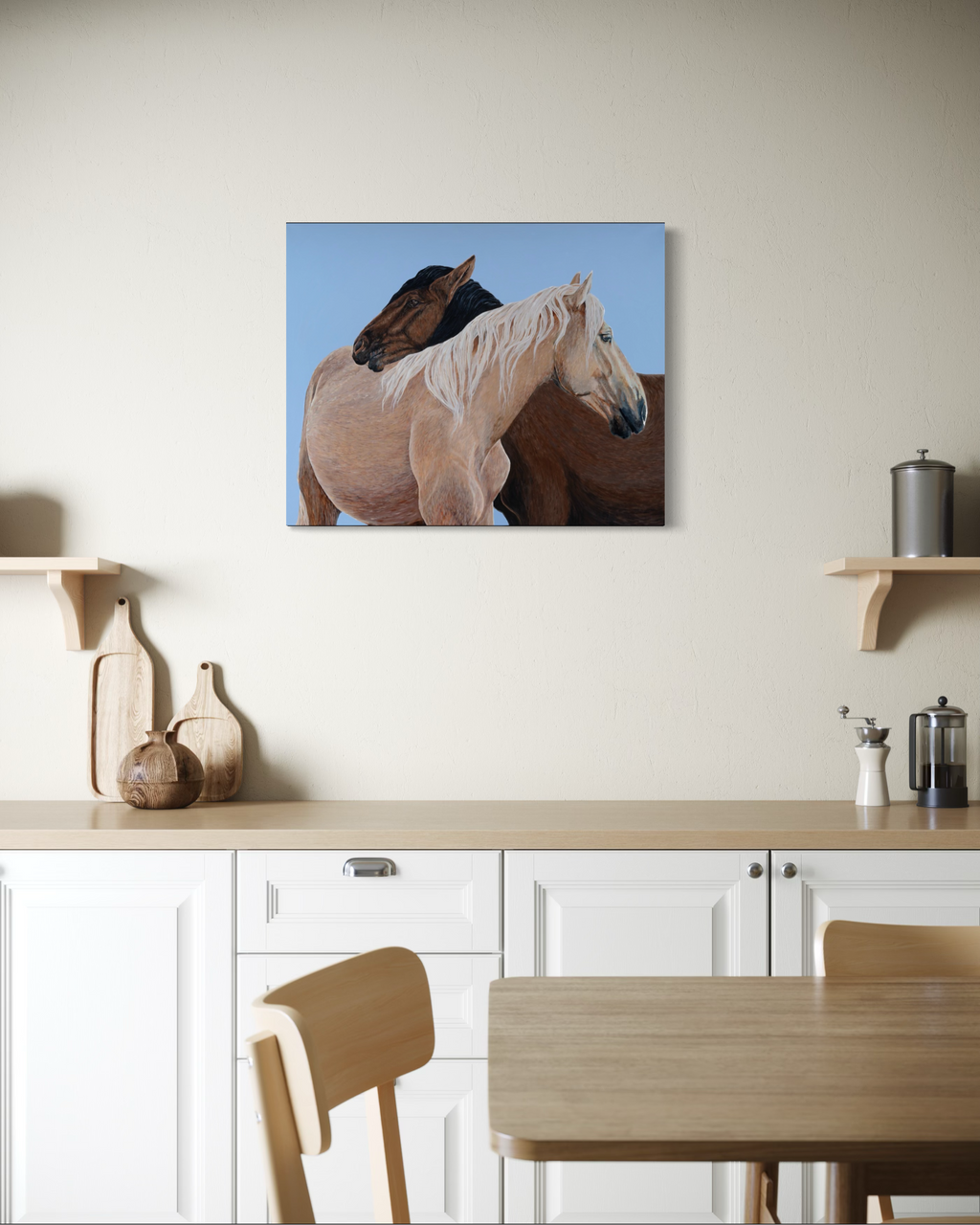 Original Acrylic Horse Painting