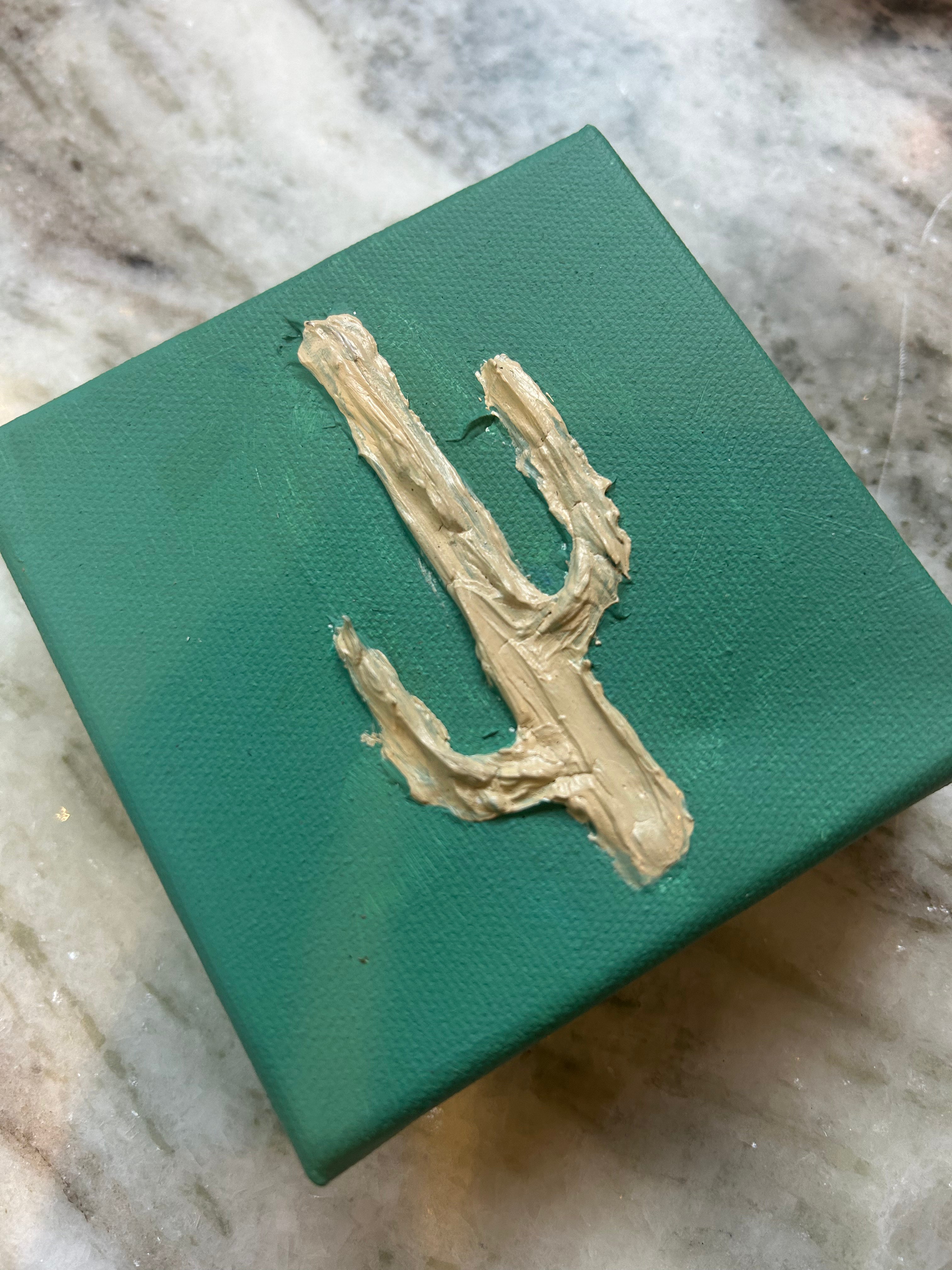 Original Acrylic Wild West Cacti Set (3)